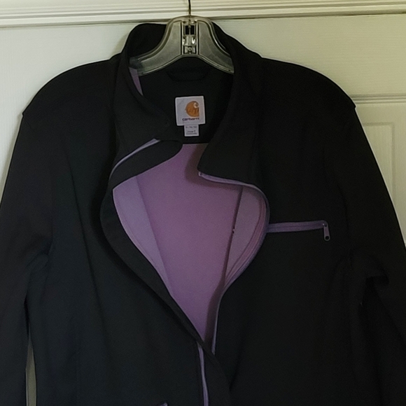 CARHARRT SOFTSHELL JACKET ZIP UP RAIN DEFENDER BLACK PLUS 16 18 XL - Picture 5 of 12